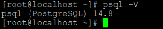 PostgreSQL Version Output