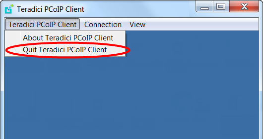 teradici pcoip connection manager